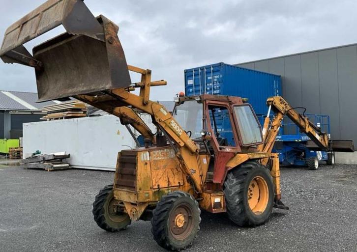 Tracopelle CASE 580 G, Zakelijke goederen, Machines en Bouw | Kranen en Graafmachines, Overige typen, Ophalen