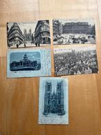 5 zeer oude Postkaarten Brussel -1899/jaren 20, Verzamelen, Postkaarten | België, Verzenden, Gelopen, Brussel (Gewest)