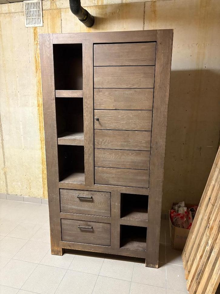 Henders & Hazel kast + eettafel, Huis en Inrichting, Tafels | Eettafels, Gebruikt, 200 cm of meer, 100 tot 150 cm, Vijf personen of meer