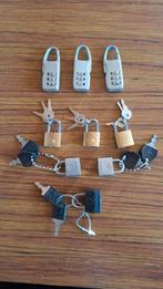 Klein hangslot met sleutels voor reistas, handtas of rugzak, Handtassen en Accessoires, Ophalen of Verzenden, Zo goed als nieuw