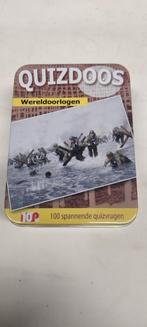 Wereldoorlogen, quizdoos. 50 kaarten met 100 vragen, Hobby en Vrije tijd, Ophalen of Verzenden, Zo goed als nieuw
