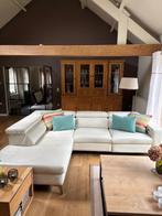 Hoeksalon met ingebouwde elektrische relaxzetel, Huis en Inrichting, Ophalen, Gebruikt, Leer, Allround