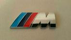 Bmw M koffer embleem/logo 82 mm x 32 mm >zwart/chroom zilver, Nieuw, Achterklep, Ophalen of Verzenden, BMW