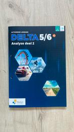 Delta 5/6 - Analyse deel 2, Boeken, Ophalen of Verzenden, Nieuw, ASO, Wiskunde B