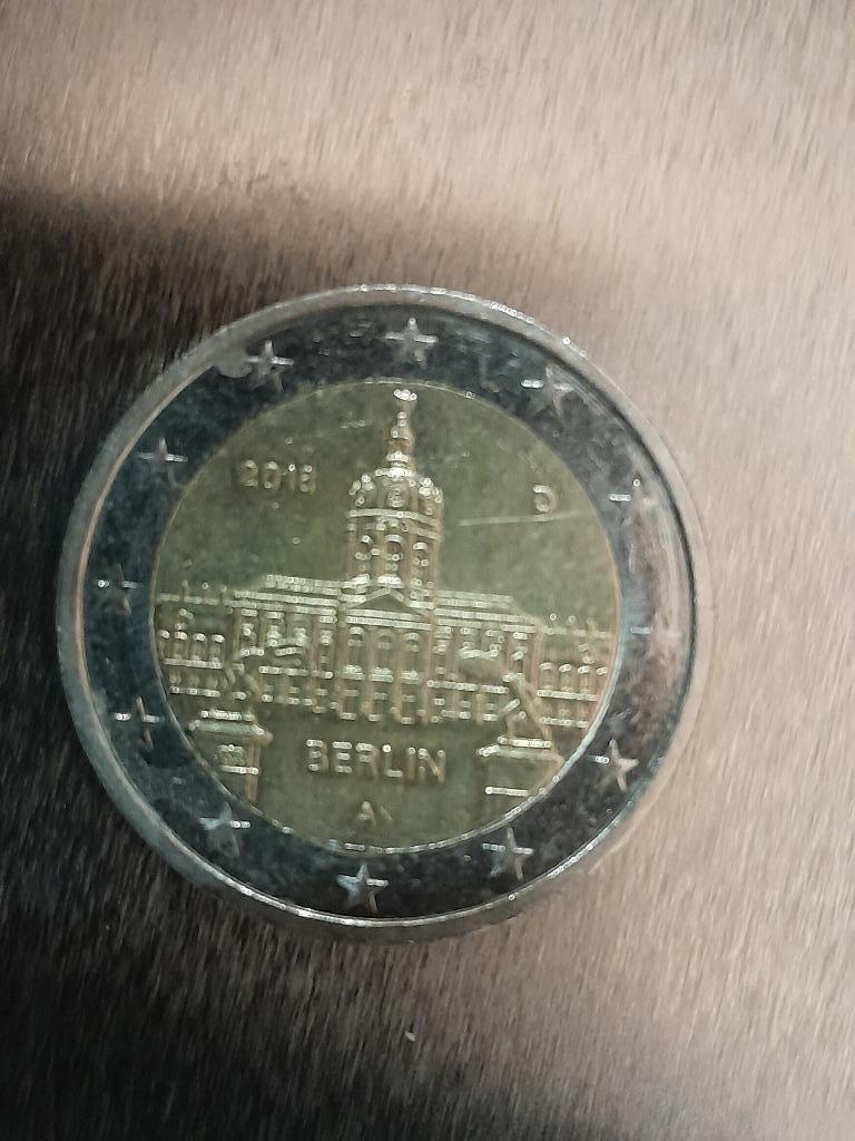 Pièce 2 euros Allemagne Berlin A/D 2018, Enlèvement ou Envoi, Allemagne, 2 euros, Monnaie en vrac