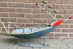 Uniek decoratie prachtstuk grote boot voor theelichtjes, Tuin en Terras, Fakkels, Ophalen of Verzenden, Zo goed als nieuw