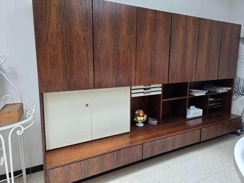 Vintage palissander wandkast 1964, Huis en Inrichting, Kasten | Overige, Zo goed als nieuw, Ophalen