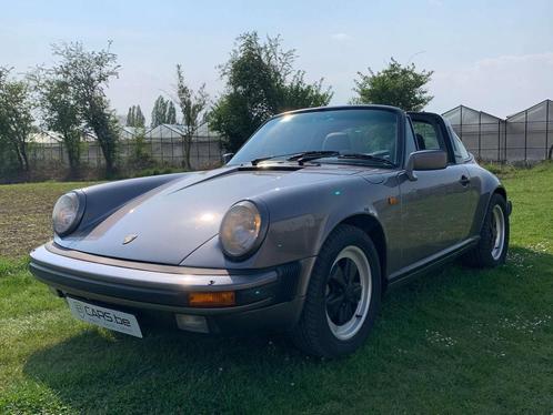 Porsche 911 3.2 L Targa modèle 1984 Gris météore, Autos, Oldtimers & Ancêtres, Entreprise, Achat, Sièges électriques, Jantes en alliage léger