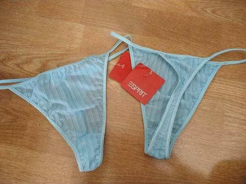 2 nieuwe strings van esprit, Vêtements | Femmes, Sous-vêtements & Lingerie, String, Enlèvement ou Envoi