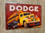 Metalen plaat Dodge Camion, Collections, Marques & Objets publicitaires, Enlèvement