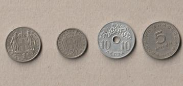 Griekenland : 4 versch. (gebruikte) munten (1962-1976) beschikbaar voor biedingen
