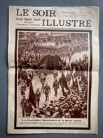 Reine Astrid funérailles journal - Le soir illustré - 1935, Livres, Journaux & Revues, Utilisé, Enlèvement ou Envoi, Journal