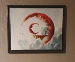 Surrealistisch schilderij, olie op doek, Antiek en Kunst, Ophalen