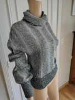 vintage zilver kleurige glitter trui, Kleding | Dames, Truien en Vesten, Verzenden, Zo goed als nieuw, Vintage, Maat 36 (S)
