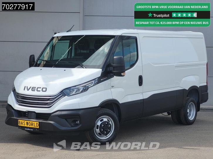 Iveco Daily 35C21 3.0L 210PK Automaat L2H1 Dubbellucht LED A, Auto's, Bestelwagens en Lichte vracht, Bedrijf, Te koop, Achteruitrijcamera