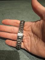 KUZZOI  CHUNKY CHAIN - Armband - silver (verkleurd), Handtassen en Accessoires, Armbanden, Ophalen of Verzenden, Gebruikt, Zilver