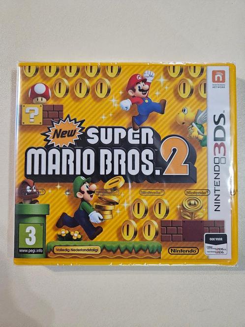 New Super Mario Bros. 2 / Nintendo 3DS (Nieuw), Consoles de jeu & Jeux vidéo, Jeux | Nintendo 2DS & 3DS, Neuf, Plateforme, 2 joueurs