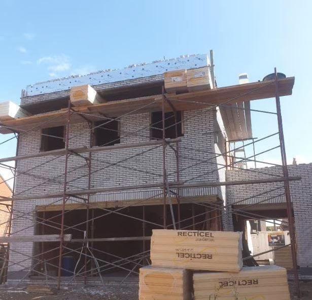 kaderstelling compleet 16 stuks, Doe-het-zelf en Bouw, Steigers, Zo goed als nieuw, 5 meter of hoger, Ophalen