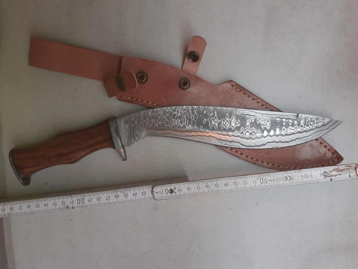 Damascus Kukri, Verzamelen, Militaria | Algemeen, Ophalen of Verzenden