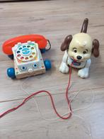 Vintage telefoon Fisher Price en hondje