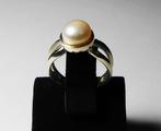 Zilveren ring met parels, 18 tot 19, Verzenden, Nieuw, Dame