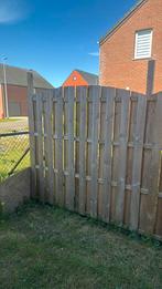 Palissade en bois, Tuin en Terras, Schuttingen, Ophalen, Zo goed als nieuw, Hout
