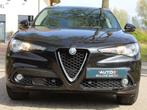 Alfa Romeo Stelvio 2.2 JTD Navi LaneA CC CarApp Camera Alu 4, Stof, Gebruikt, 4 cilinders, Zwart