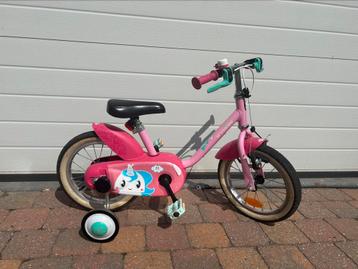 Fiets meisje met zijwieltjes - 14inch beschikbaar voor biedingen