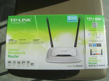Draadloze router TP link.