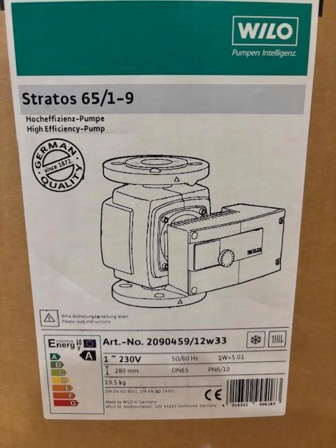 wilo stratos 65/1-9 circulatiepomp, Bricolage & Construction, Chauffage & Radiateurs, Neuf, Enlèvement ou Envoi