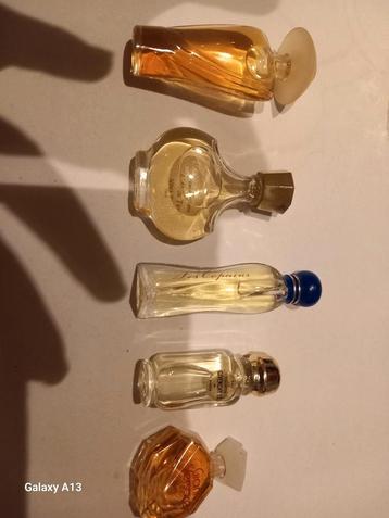Orginele vintage miniatuur parfumflesjes, Verzamelen, Ophalen of Verzenden, Zo goed als nieuw, Miniatuur