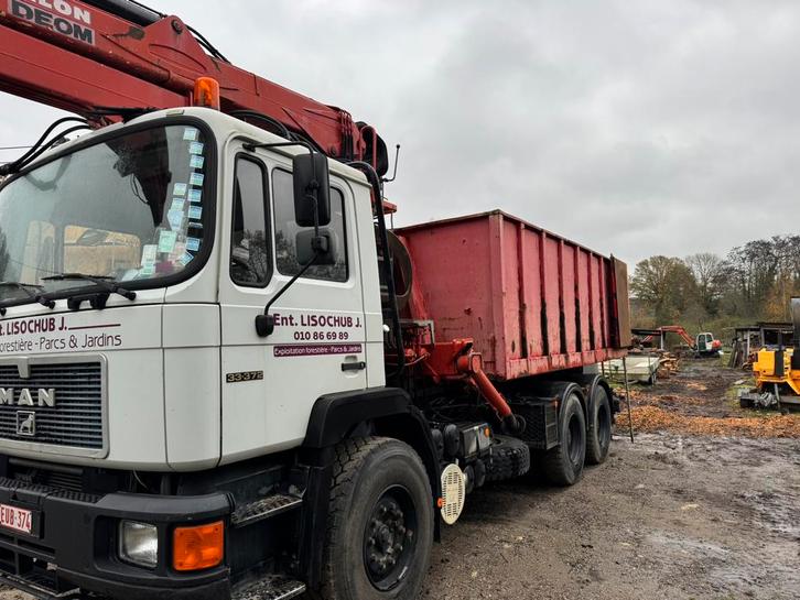 Camion man de 1995 avec 280000km, Autos, Camions, Particulier, MAN, Diesel, 2 portes, Blanc, Enlèvement