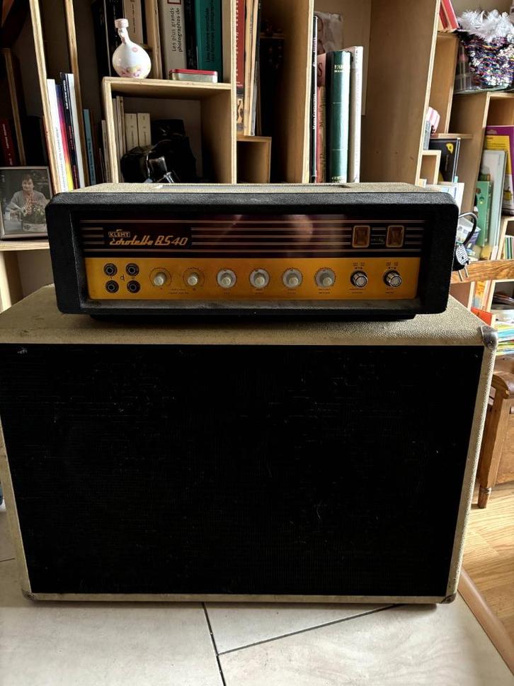 Ampli Basse Klemt Echolette BS 40 + speaker, Muziek en Instrumenten, Versterkers | Bas en Gitaar, Gebruikt, Basgitaar, Ophalen