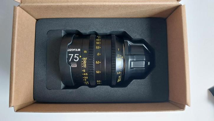DZOFilm Vespid Prime 75mm T2.1, Audio, Tv en Foto, Foto | Lenzen en Objectieven, Zo goed als nieuw, Ophalen of Verzenden