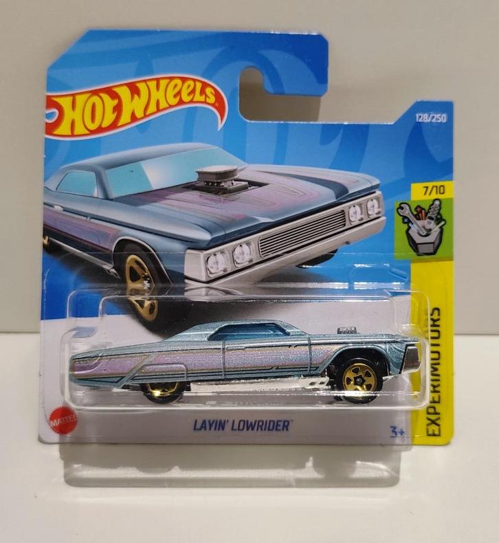 Hot Wheels Layin' Lowrider Licht Blauw (2022), Hobby & Loisirs créatifs, Voitures miniatures | Échelles Autre, Enlèvement ou Envoi