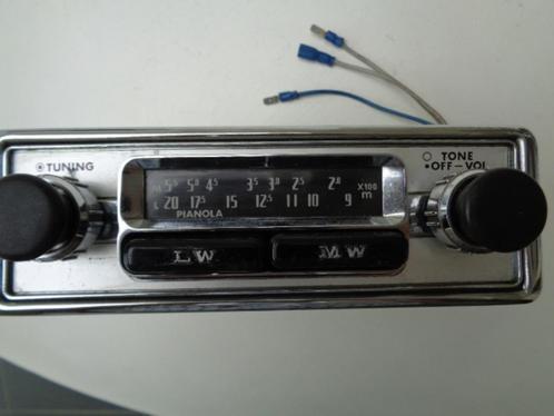 Autoradio vintage PIANOLA modèle SR-501, Autos : Divers, Autoradios, Utilisé, Enlèvement ou Envoi