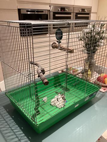 Vogelkooi met speelgoed, Dieren en Toebehoren, Ophalen, Vogelkooi