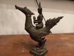 oud bronzen boeddhistisch beeld -Thailand, Ophalen of Verzenden, Gebruikt