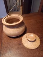 Houten pot, Maison & Meubles, Accessoires pour la Maison | Vases, Autres matériaux, Enlèvement ou Envoi, Neuf