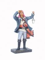 Statue pirate 92 cm - pirate avec lampe