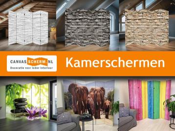 Groot assortiment kamerschermen beschikbaar voor biedingen