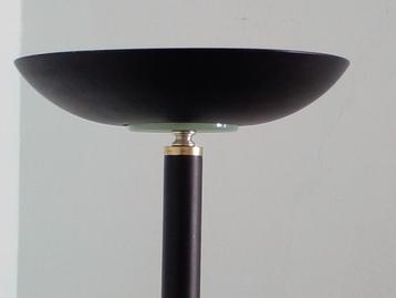 jaren 90 , vloerlamp zwart met dimmer , nieuw in doos 180 cm beschikbaar voor biedingen
