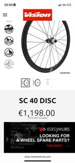 Vision SC40 disc carbon ( als nieuw), Fietsen en Brommers, Fietsonderdelen, Ophalen, Zo goed als nieuw