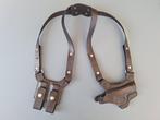 Horizontaal Beretta 34/35 schouder holster., Ophalen