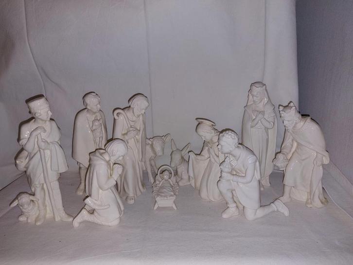 Goebel Hx306 wit kerstgroep kerststal, Antiek en Kunst, Antiek | Porselein, Ophalen