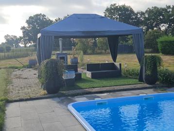 Mooi paviljoen,  party tent, 3 x 4 meter , 1 jaar oud beschikbaar voor biedingen