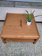 Teak salontafel in twee vormen, Huis en Inrichting, Ophalen, Zo goed als nieuw, Minder dan 50 cm