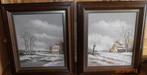2 schilderijen van Quidousse, Antiek en Kunst, Ophalen of Verzenden