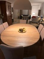 Table en chêne, Maison & Meubles, Tables | Tables à manger, Comme neuf, Ovale, Enlèvement