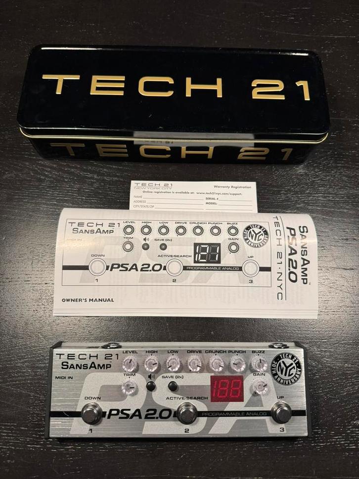 Tech 21 PSA2.0 analoge modeller te koop / ruil !, Muziek en Instrumenten, Effecten, Zo goed als nieuw, Ophalen of Verzenden